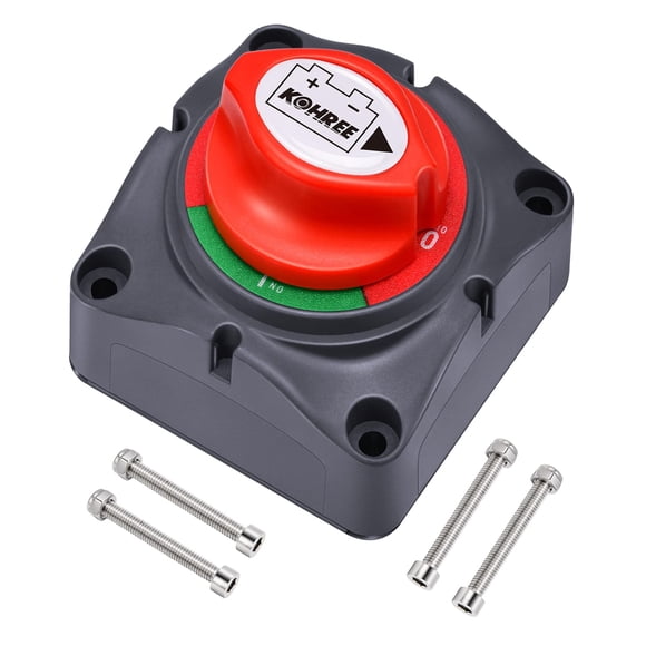 Interruptor de desconexión de batería Kohree 12V-48V 275A a prueba de agua