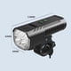 thumbnail image 5 of Luz delantera para bicicleta con bocina, 1000 lúmenes, recargable vía USB, resistente al agua, para ciclismo nocturno, 8 modos, 5 of 7
