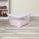 thumbnail image 3 of Caja de almacenamiento Sterilite 45 L transparente, paquete de 12, apilable, 3 of 6