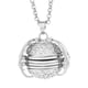 thumbnail image 5 of Collar De Medallón Con Foto En Expansión De Moda, Encantos De Regalo, Aniversario, Plata, 5 of 5