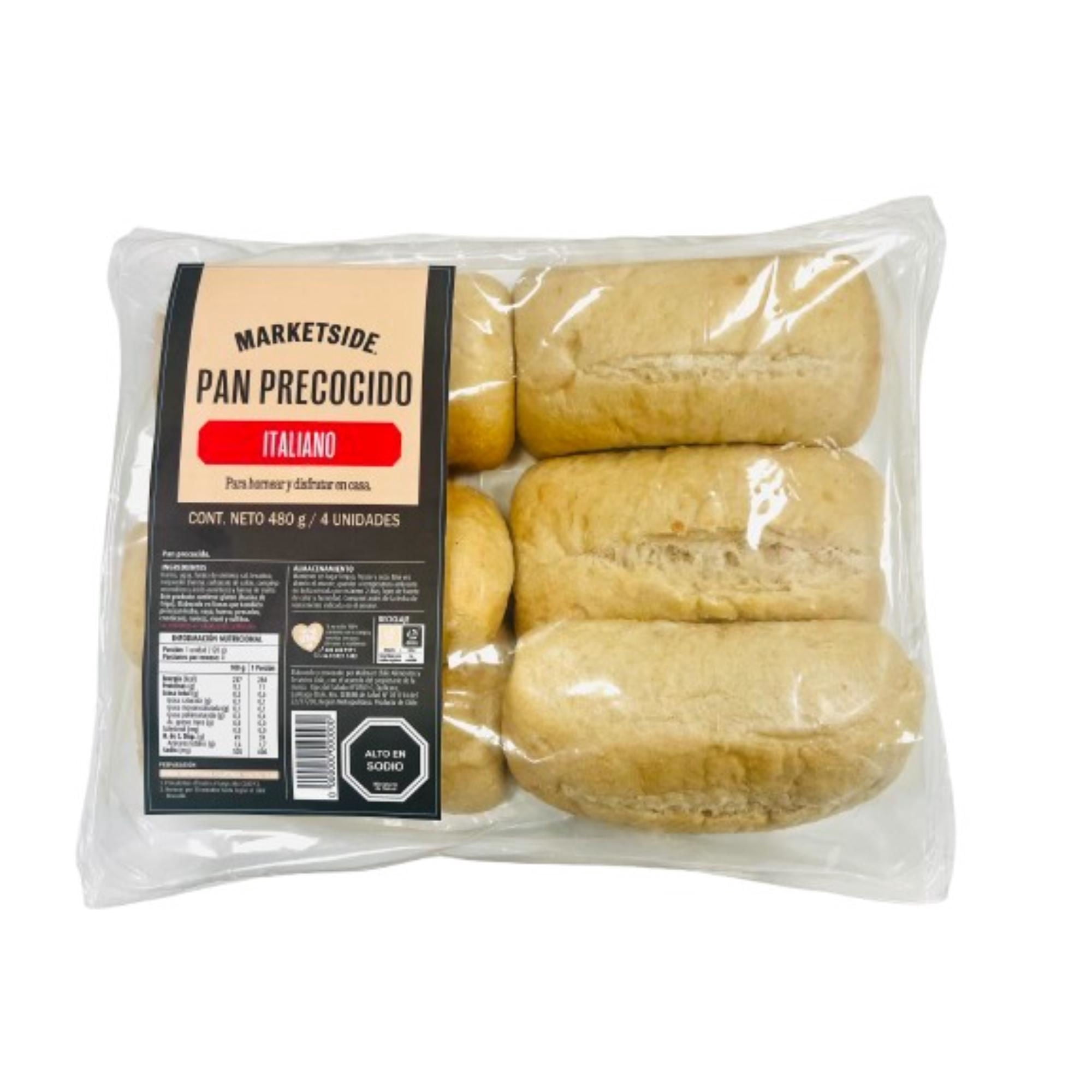 Pan Precocido Italiano 6 Un 720 g Marketside