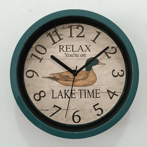 Genérico - Reloj De Pared 57x24.4x25.2 Cm, Elemental, Verde