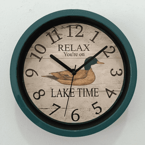 Genérico - Reloj De Pared 57X24.4X25.2 Cm, Elemental, Verde