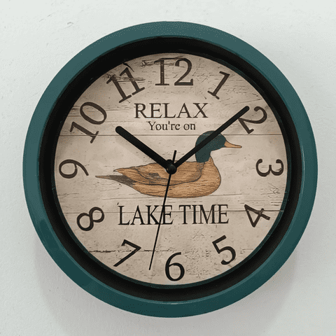 Genérico - Reloj De Pared 57X24.4X25.2 Cm, Elemental, Verde