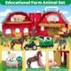 thumbnail image 3 of Juguetes de animales de granja Ellinjan con granero, 3 of 3