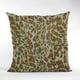 thumbnail image 5 of Cojín decorativo Plutus Brands Safari Cheetah con bordado, café, 5 of 5