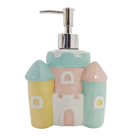 Set 2 Dispensador Jabon Niña Ceramica
