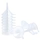 thumbnail image 1 of Funnel Auerllcy, pequeño laboratorio científico de plástico transparente, 5,5 cm, 48 unidades, 1 of 3