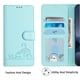 thumbnail image 5 of Funda tipo cartera FOXDOCK para Ulefone Note 19 con soporte, ranuras, RFID, diseño de gato, 5 of 5