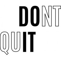 Rienda Libre Graphics - Decomural Dont Quit Motivational Ws-51251