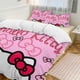 thumbnail image 1 of Hello Kitty 3-Piece Twin Bed Set - Includes 1 Single Comforter And 2 Pillowcases Bedding - Fade Resistant Microfiber - Hello Kitty, 1 of 4