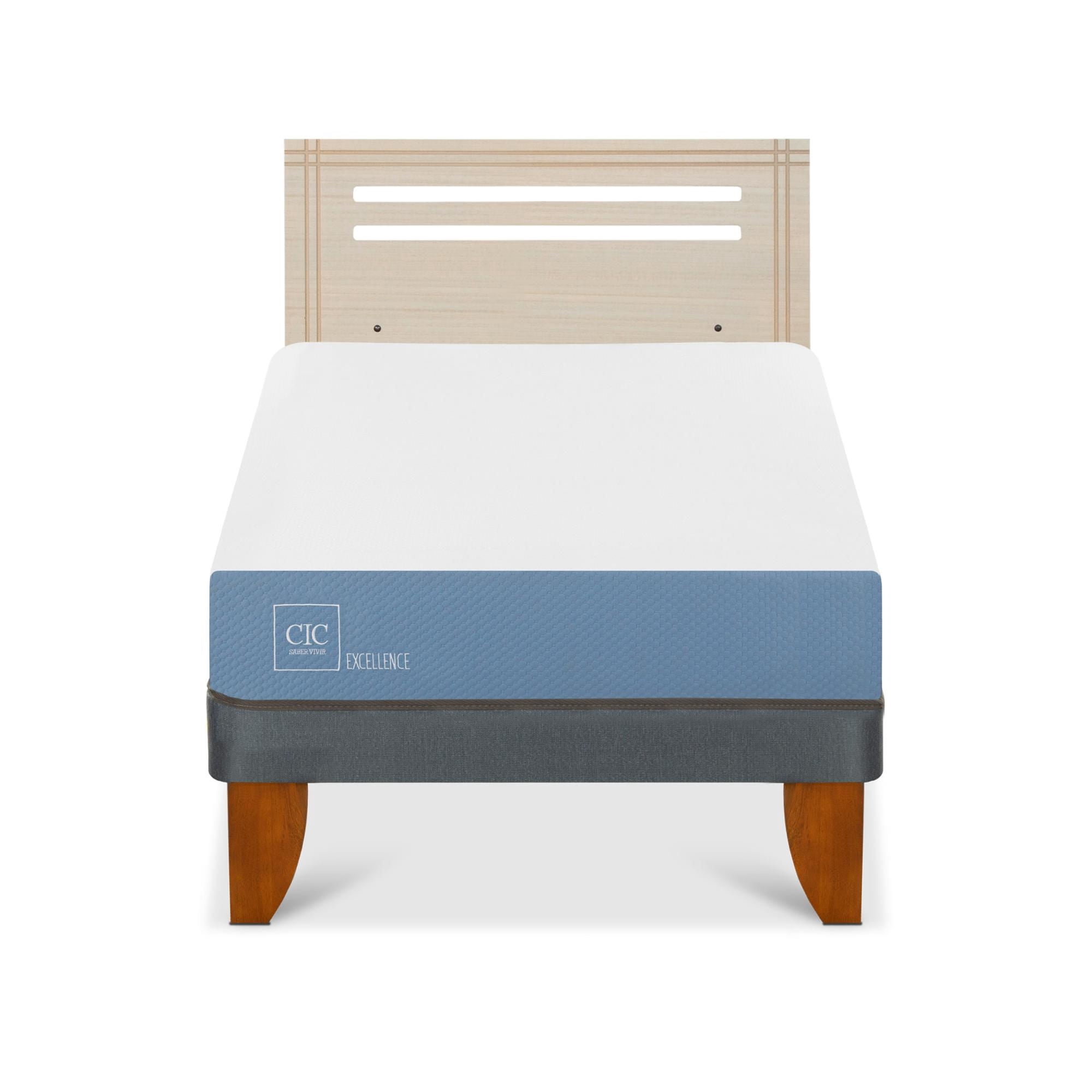 Cama Europea Excellence 1.5 Plaza Base Normal