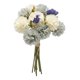 thumbnail image 2 of Set 3 Ramos Flores Artificiales Pompon Decoración ALJ, 2 of 3