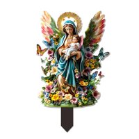 Magideal - Stakes De Jardín Decorativos 2D Plague Versátiles De Arte Del Patio Versátiles Decoración Del Jardín Para El Jardín Para El Césped Del Porche De La Estilo B