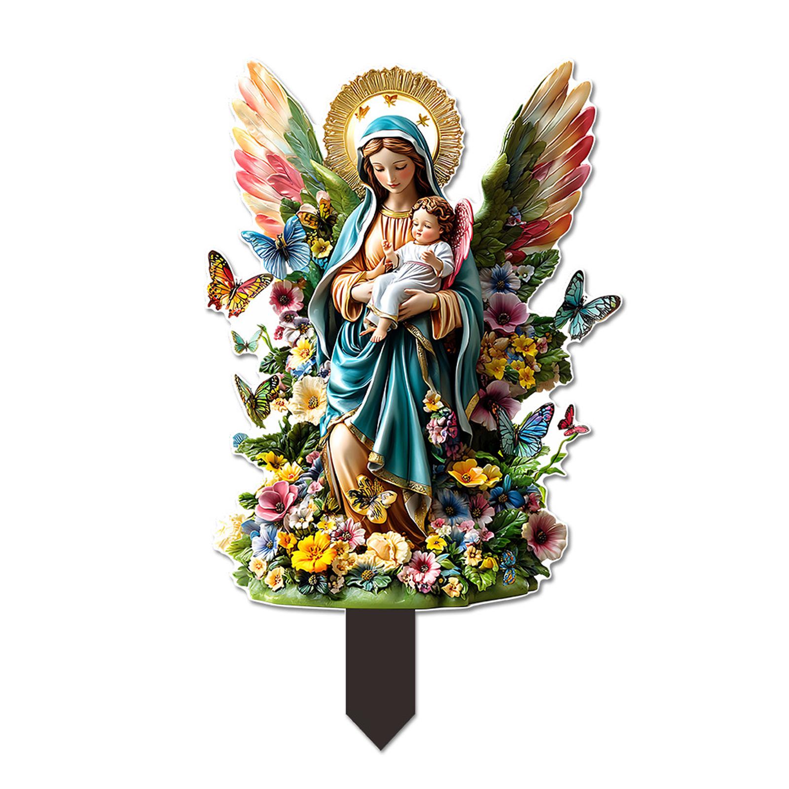 Magideal - Stakes De Jardín Decorativos 2D Plague Versátiles De Arte Del Patio Versátiles Decoración Del Jardín Para El Jardín Para El Césped Del Porche De La Estilo B