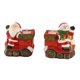 thumbnail image 1 of pack 4 Adorno Navideño Porta Velas de Cerámica Diseño Tren, 1 of 3
