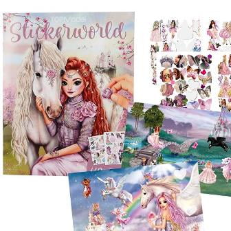 Tienda Lillifee - Cuaderno Stickerworld Viva Violet Con Más De 110 Pegatinas - A Disenar Topmodel