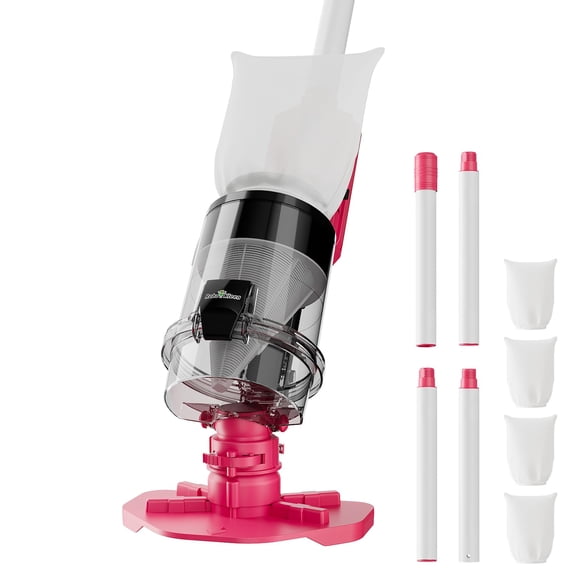 Aspiradora de Piscina ROBOKLEEN Sin Cable 30 GPM (113 L/min) 60 min Rosa