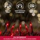 thumbnail image 5 of Cadena de luces Joiedomi, color rojo, 100 unidades, 6,5 m, para interiores y exteriores, 5 of 9