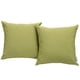 thumbnail image 1 of Pillow Modway Convene Peridot para patio exterior, apto para todo tipo de clima, x2, 1 of 2