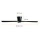 thumbnail image 2 of Ventilador De Techo Faro Negro Con Luz Led 3 Colores 42”, 2 of 8