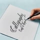 thumbnail image 4 of Pinceles de caligrafía Craft 'n' Beyond, paquete de 3, tinta negra, 4 of 7