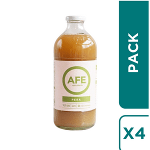 Pack 4 Jugo De Pera Afe 1 Lt