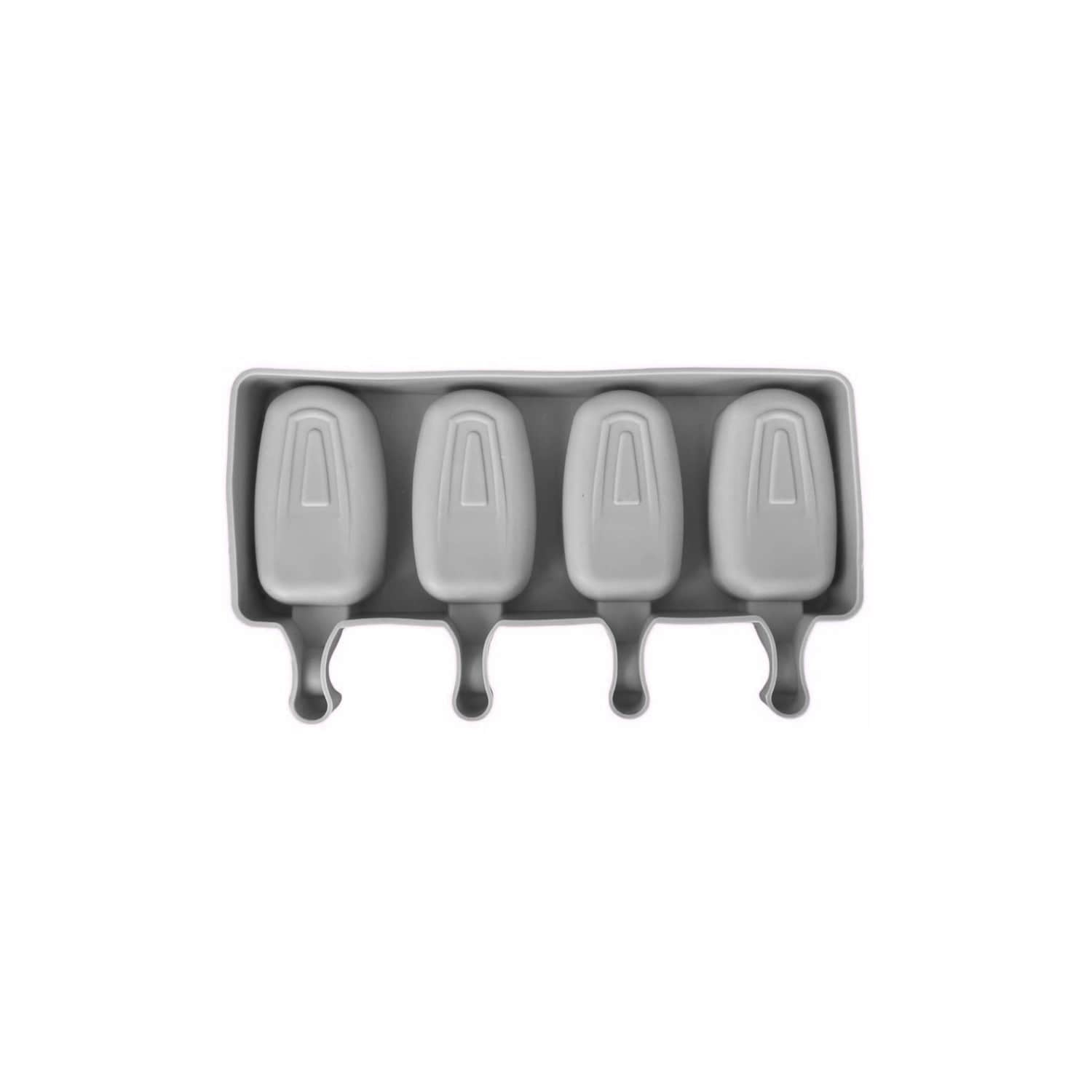 Disparo - Moldes De Silicona Para Helados Molde Paletas Helado 4 Gris