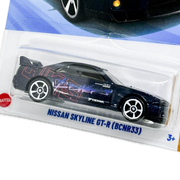 Modelo A Escala Hot Wheels Nissan Skyline Gt R Bcnr33 Fundido A Presión