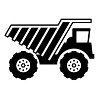 Rienda Libre Graphics - Decomural Digger Truck Construction Ws-17112