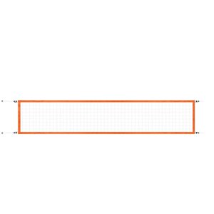 Ioensy - Red De Voleibol Para Piscina, Malla De Entrenamiento Para Parques, Césped Y Actividades Al Aire Libre, Color Naranja