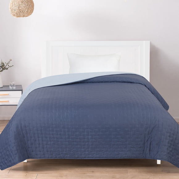 Quilt Bicolor Sólido Microfibra 1.5 Plazas 170 x 240 cm