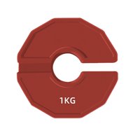 Magideal - Placa Fraccionada Para Barra Con Diseño Portátil Micro Disco Para Mancuerna Placa De Goma Compacta Accesorio Funcional Adecuada Para Entrenamiento De 1 Kg