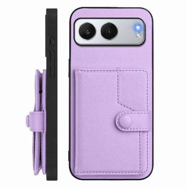 FOXDOCK Funda para OnePlus Nord 4 con Bloqueo RFID - Diseño Elegante con Cierre de Botón