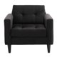 thumbnail image 4 of Sofa Retro 3 Cuerpos 1-1 Felpa Negro, 4 of 5