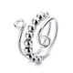 thumbnail image 1 of 1pc Adjustable Anxiety Ring with Beads - Relieve Stress and Promote Focus with Artificial Jewelry, 1 of 5