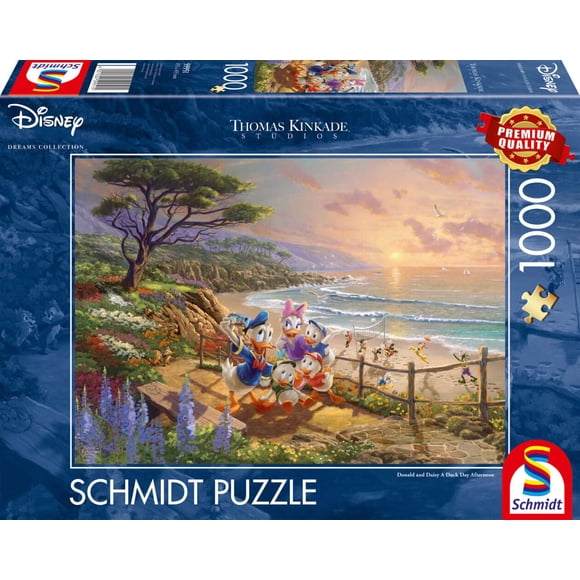 Rompecabezas Schmidt Thomas Kinkade Disney Donald 1000 piezas