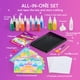 thumbnail image 4 of Kit de arte de arena Klever Kits que brillan en la oscuridad con 14 colores y más de 5, 4 of 9