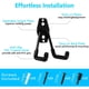 thumbnail image 3 of Ganchos para garage Smartology 12 piezas soporta 36 kg pared, 3 of 3
