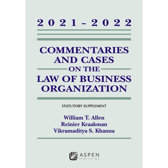 Libro Aspen Publishers – Suplemento Estatutario 2021‑2022