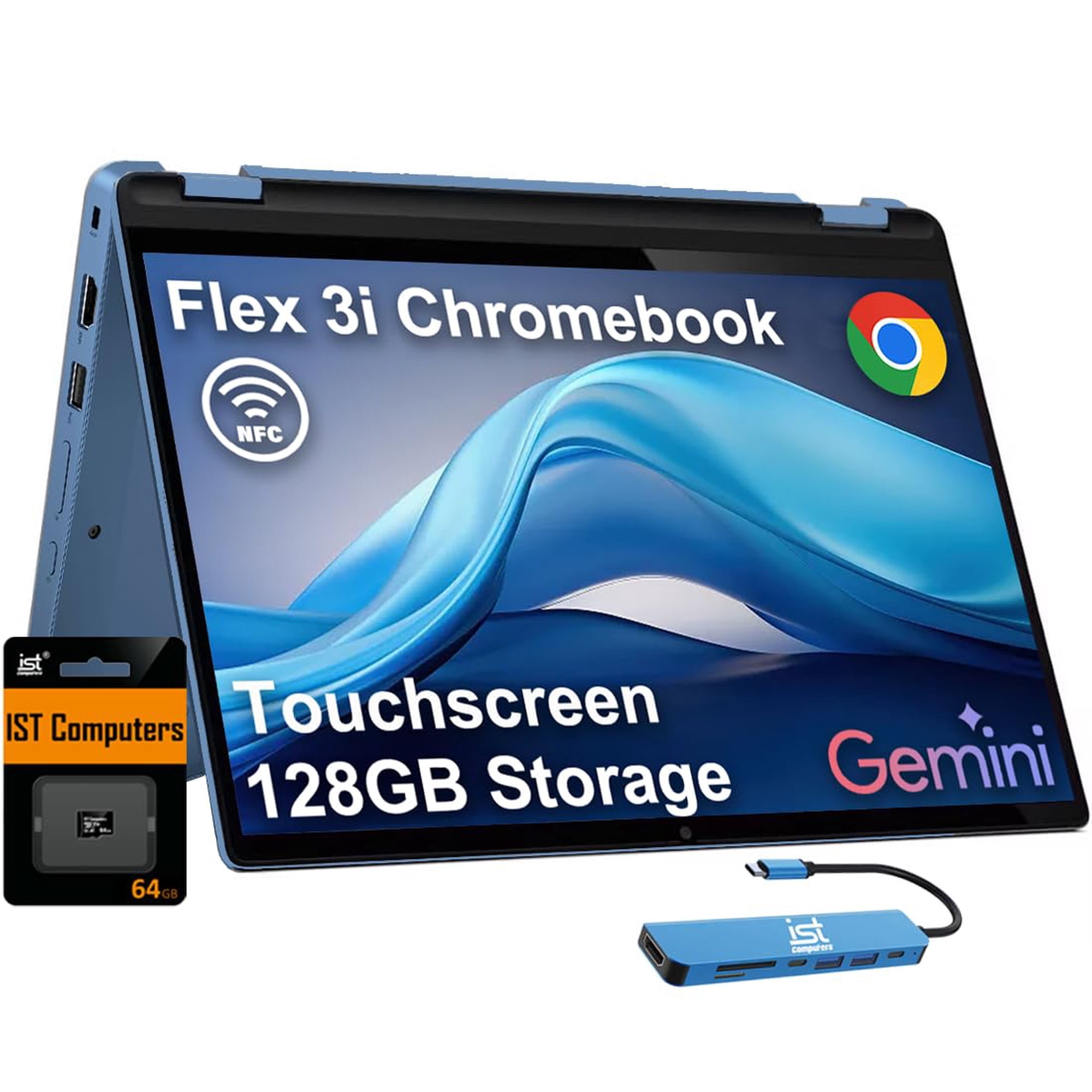 Laptop Lenovo Ideapad Flex 3i 12.2" Pantalla Táctil 128gb