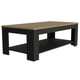 thumbnail image 1 of Mesa De Centro 120X60X41,5 Cm Cafe Claro Y Negro, 1 of 6