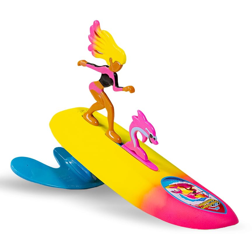 Juguete De Playa Surfer Dudes Legends & Surfer Pets Con Tabla De Surf
