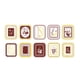 thumbnail image 5 of 10 Piezas De Pegatinas De Marco Hueco Para Cuaderno, Tarjeta De Felicitación, Funda De Teléfono, Café, 5 of 5