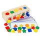 thumbnail image 2 of Caja De Clasificación De Formas De Color De Madera, Juego De Bloques Geométricos A Juego Para Regalos De Niños, 2 of 5
