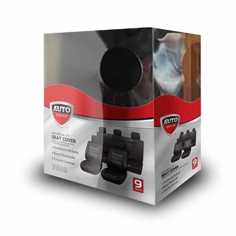 Funda Asiento Clásica Negro Autodrive