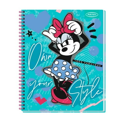 Cuaderno Univ 100H 7Mm Minnie Collage  Artel
