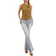 thumbnail image 2 of INSPIRE CHIC Camiseta sin mangas abotonada para mujer, chaleco sin mangas acanalado, cuello redondo, parte delantera abierta, tops de punto casuales XS Caqui, 2 of 6