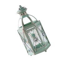 Bothyi - Portavelas Linterna Lámpara De Viento Candelabro Colgante Para Jardín Boda Patio Verde