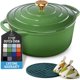 thumbnail image 1 of Olla Holandesa Zulay Kitchen 7,7 L Verde apta para horno 260 °C, 1 of 9
